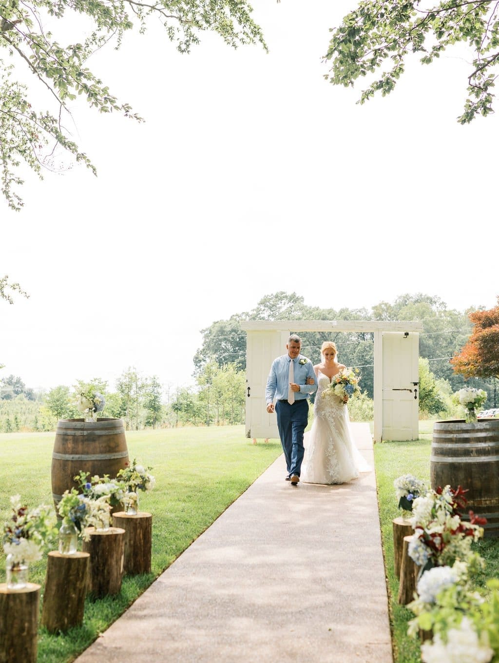 Brenna and Jordan's Enchanting Barn Wedding at Pinehall at Eisler Farms