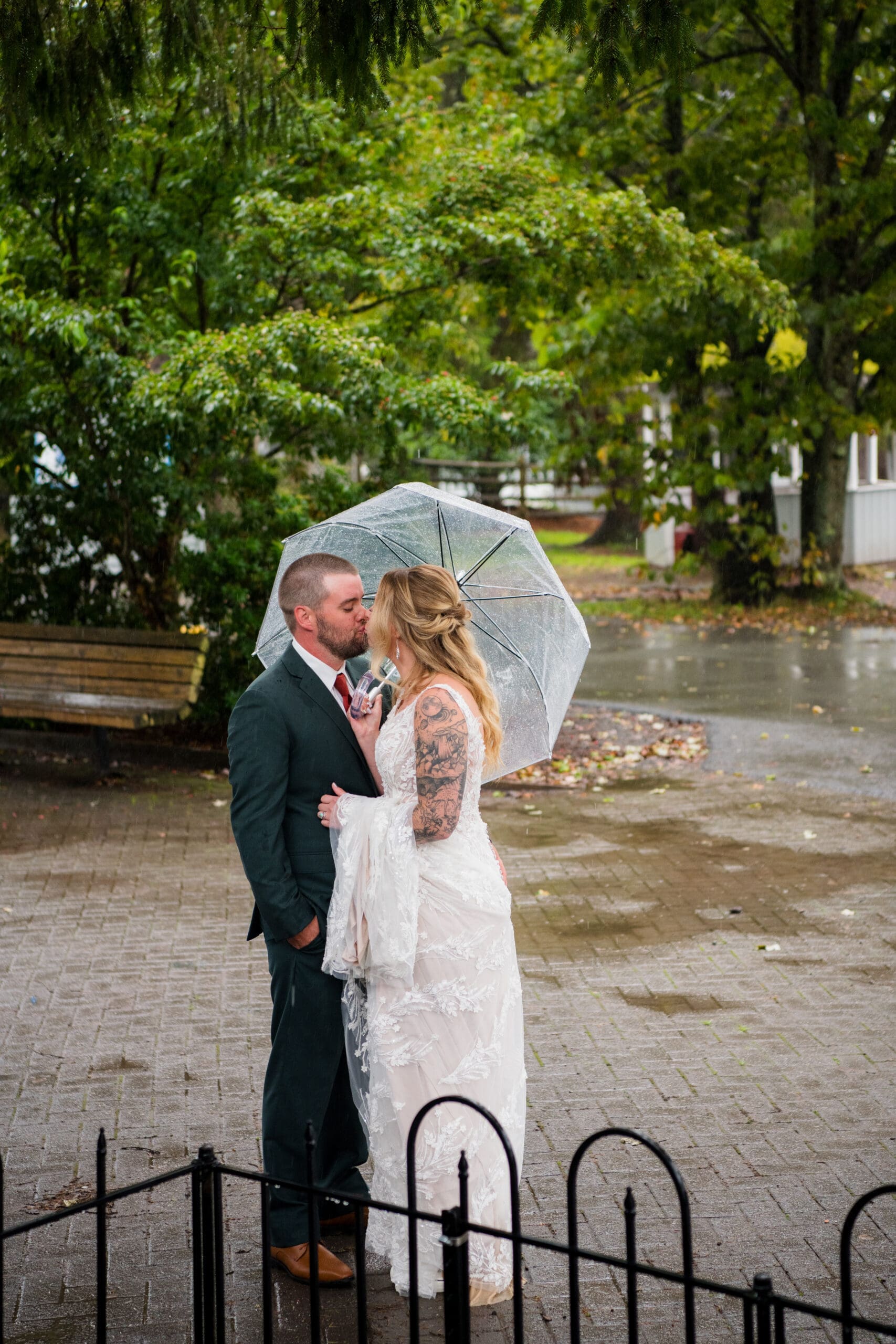 A Rustic and Rainy Wedding Day at Camp Moshava in Hawley, PA