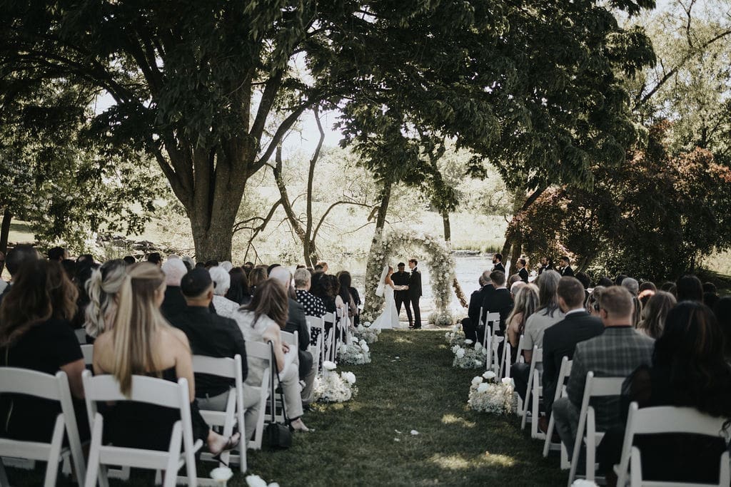 Hannah + Luca's Modern Rustic Wedding at The Farm at Eagles Ridge